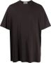 Yohji Yamamoto T-shirt met ronde hals Bruin - Thumbnail 1