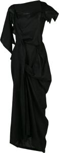 Yohji Yamamoto Gedeconstrueerde jurk Zwart