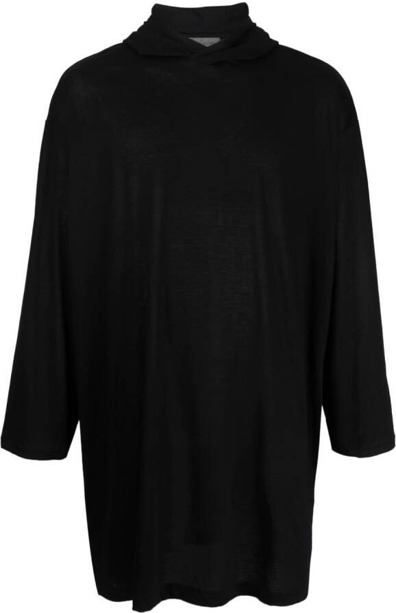 Yohji Yamamoto T-shirt met print Zwart