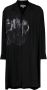 Yohji Yamamoto Overhemd met grafische print Zwart - Thumbnail 1