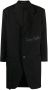 Yohji Yamamoto Jas met gekerfde revers Zwart - Thumbnail 1
