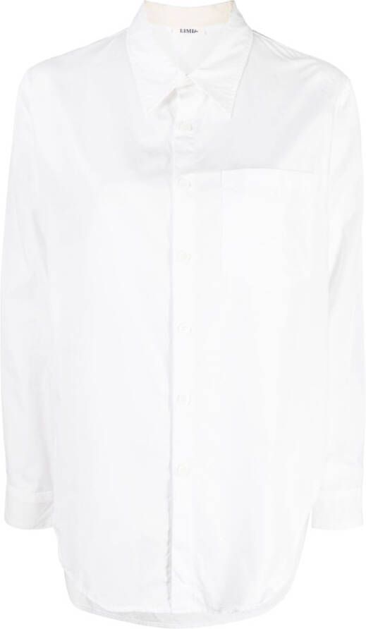 Yohji Yamamoto Katoenen blouse Wit