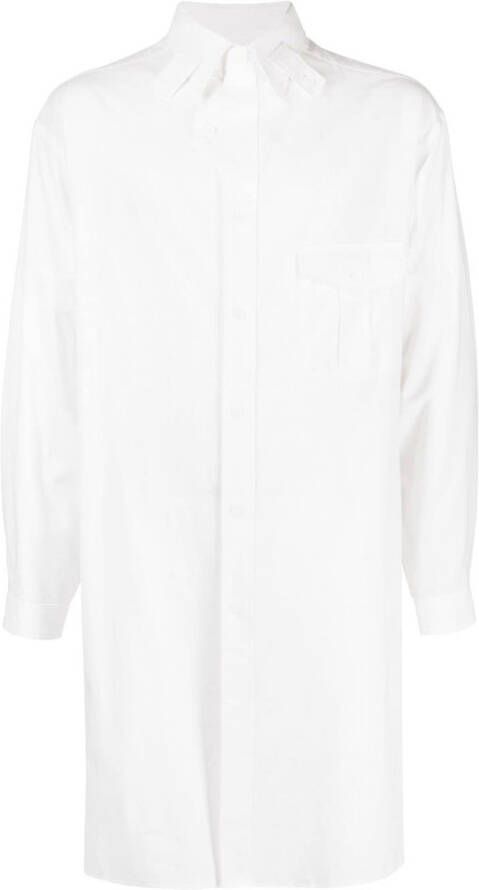 Yohji Yamamoto Overhemd met kraag Wit