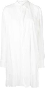 Yohji Yamamoto Overhemd met lange mouwen Wit