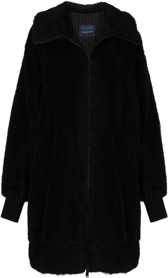 Yohji Yamamoto Oversized jas Zwart