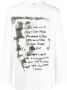Yohji Yamamoto T-shirt met lange mouwen Wit - Thumbnail 1