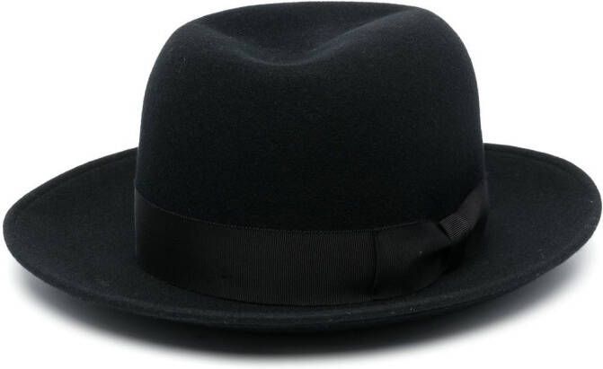 Yohji Yamamoto Wollen hoed Zwart