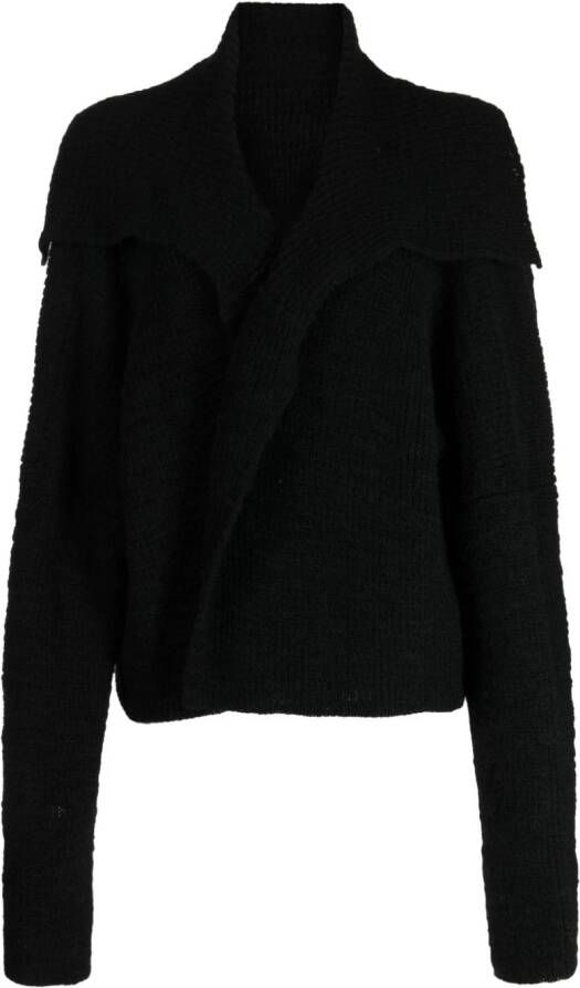 Yohji Yamamoto Wollen bolero Zwart