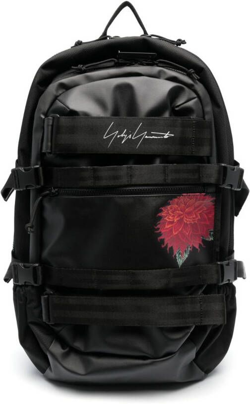 Yohji Yamamoto x New Era rugzak met logo Zwart