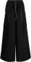 Yoshiokubo Broek met logopatch Zwart - Thumbnail 1