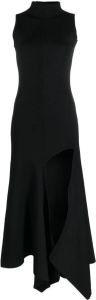 Y Project Mouwloze maxi-jurk Zwart