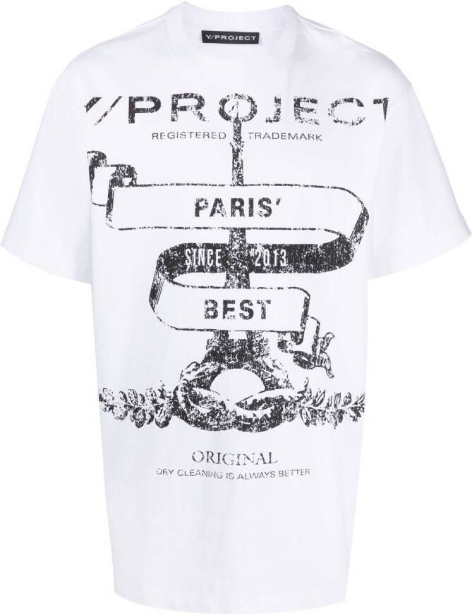Y Project Katoenen T-shirt Wit
