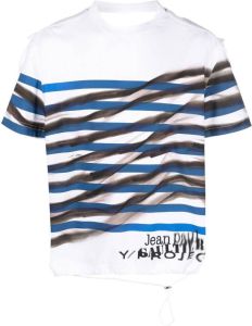 Y Project x Jean Paul Gaultier gestreept T-shirt Wit