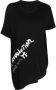 Y's Asymmetrisch T-shirt Zwart - Thumbnail 1