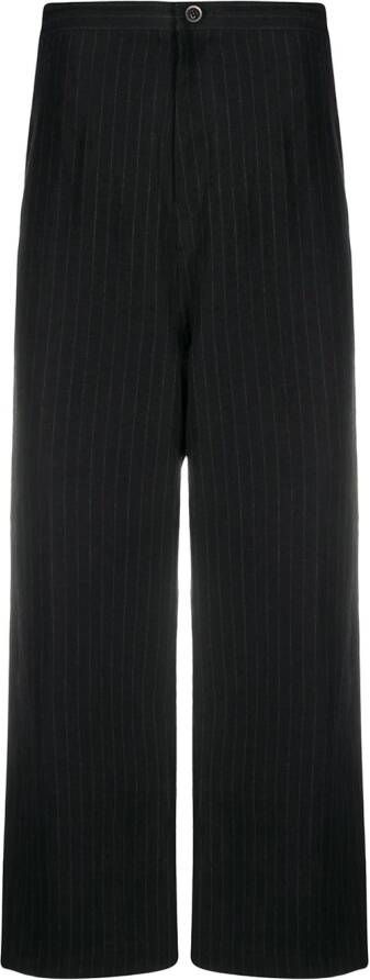 Y's Broek met wijde pijpen Zwart
