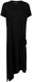 Y's Maxi-jurk met korte mouwen Zwart - Thumbnail 1
