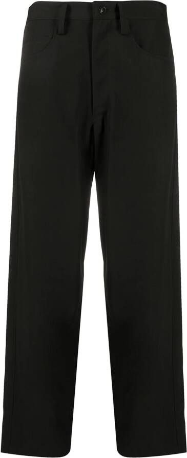 Y's Straight broek Zwart
