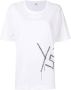 Y's T-shirt met borduurwerk Wit - Thumbnail 1
