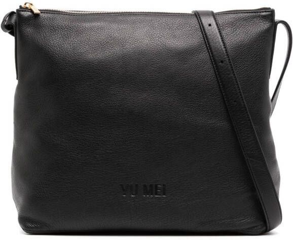 Yu Mei Shopper van nappa leer Zwart