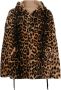 Yves Salomon Jack met dierenprint Beige - Thumbnail 1