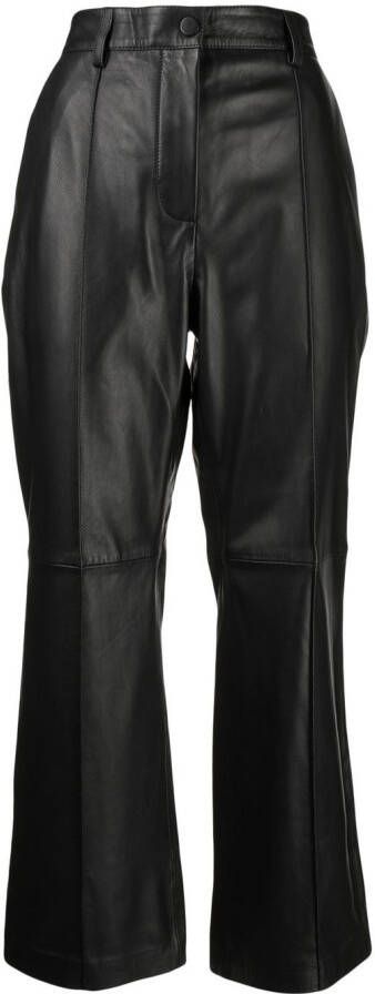 Yves Salomon Cropped broek Zwart