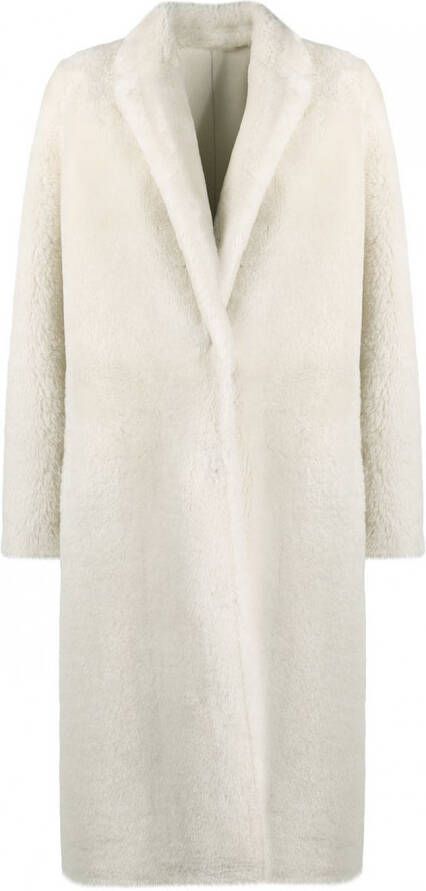 Yves Salomon Getailleerde mantel Beige
