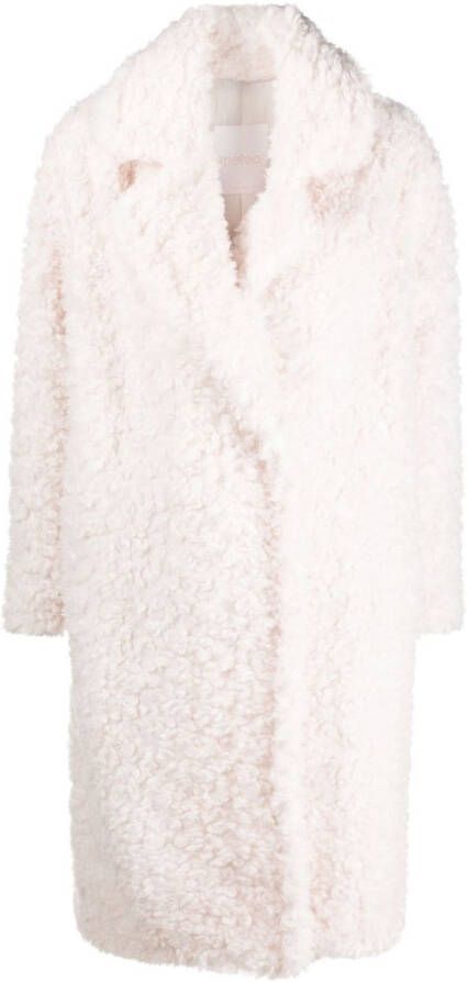 Yves Salomon Geweven jas Wit