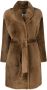Yves Salomon Lammy coat Bruin - Thumbnail 1