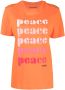 Yves Salomon T-shirt met print Oranje - Thumbnail 1