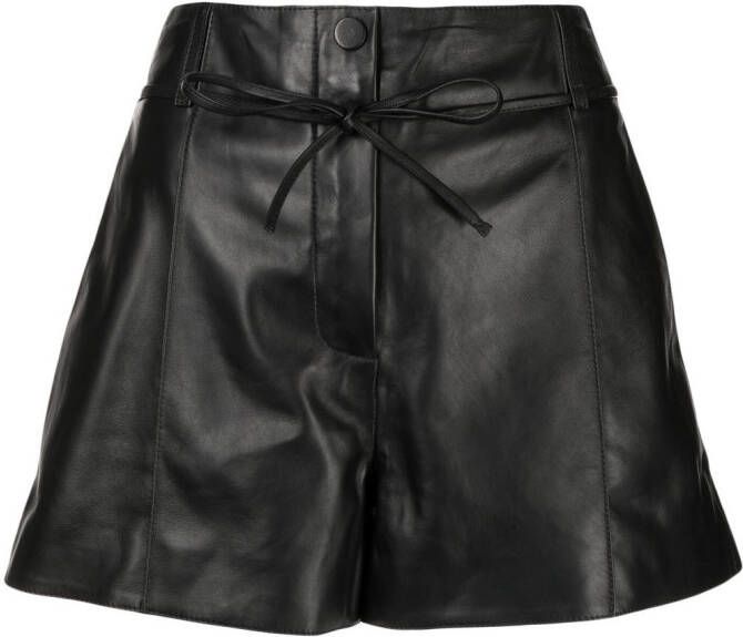 Yves Salomon Shorts met trekkoord Zwart