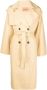 Yves Salomon Trenchcoat met gestrikte taille Geel - Thumbnail 1