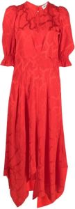 Zadig&Voltaire Asymmetrische jurk Rood