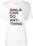 Zadig&Voltaire Girls Can Do Anything T shirt dames katoen XS Wit - Thumbnail 1
