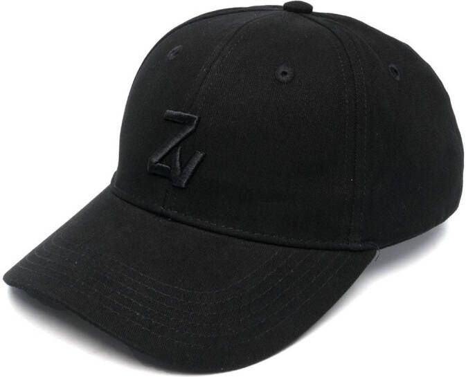 Zadig&Voltaire Honkbalpet met geborduurd logo Zwart