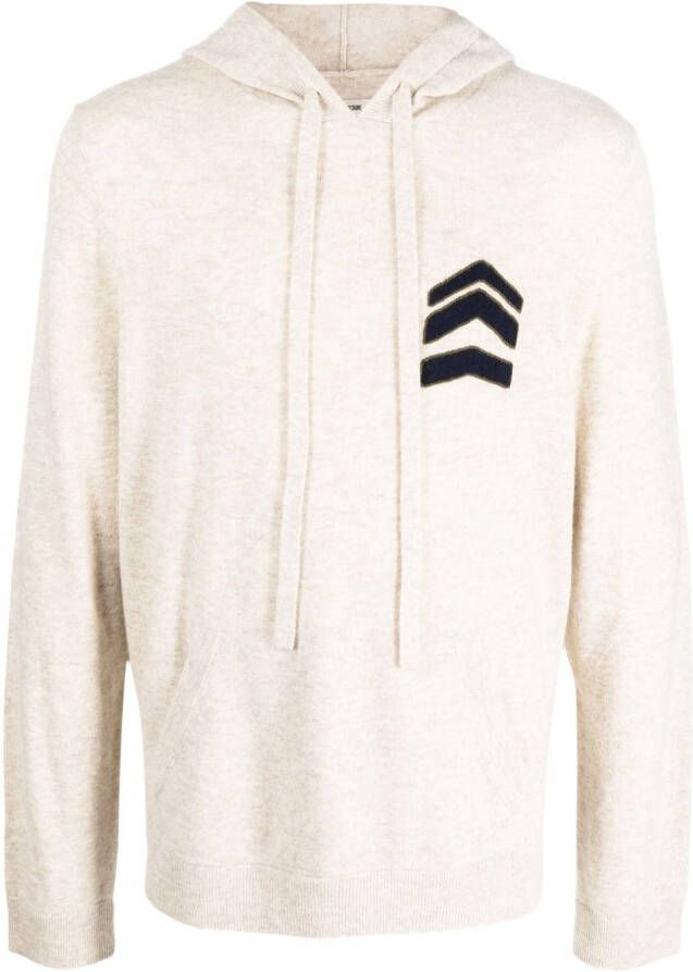 Zadig&Voltaire Hoodie van wolmix Beige