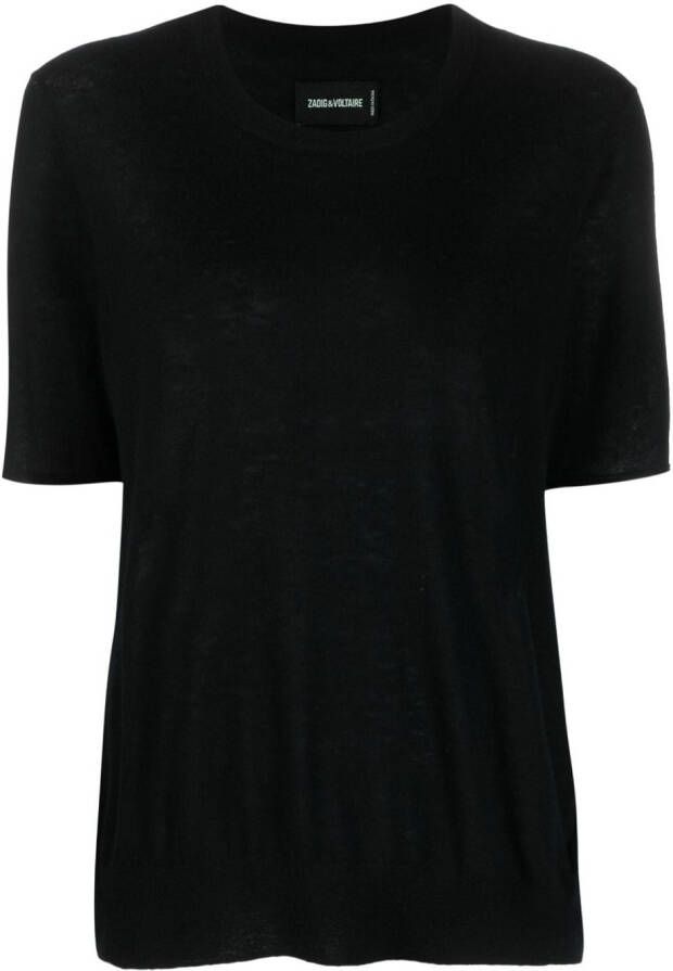 Zadig&Voltaire Kasjmier top Zwart