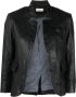 Zadig&Voltaire Verys leren blazer met gekreukt effect Zwart - Thumbnail 1