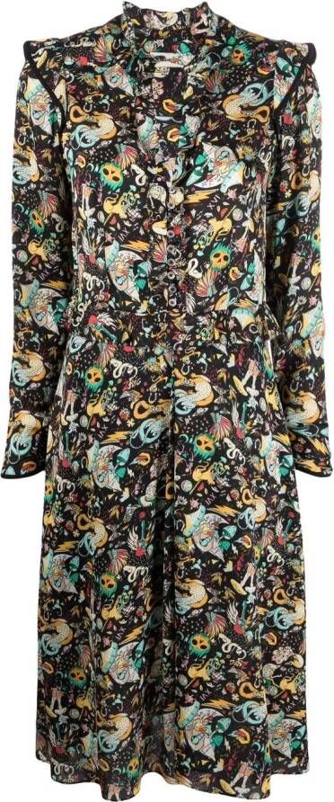 Zadig&Voltaire Jurk met print Zwart