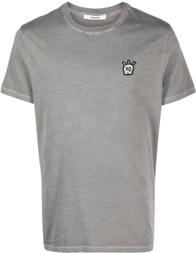 Zadig&Voltaire Katoenen T-shirt Grijs