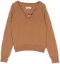 Zadig & Voltaire Kids Trui met grafische print Beige - Thumbnail 1