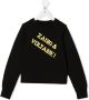 Zadig & Voltaire Kids Sweater met logoprint Zwart - Thumbnail 1