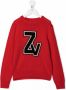 Zadig & Voltaire Kids Trui met logopatch Rood - Thumbnail 1