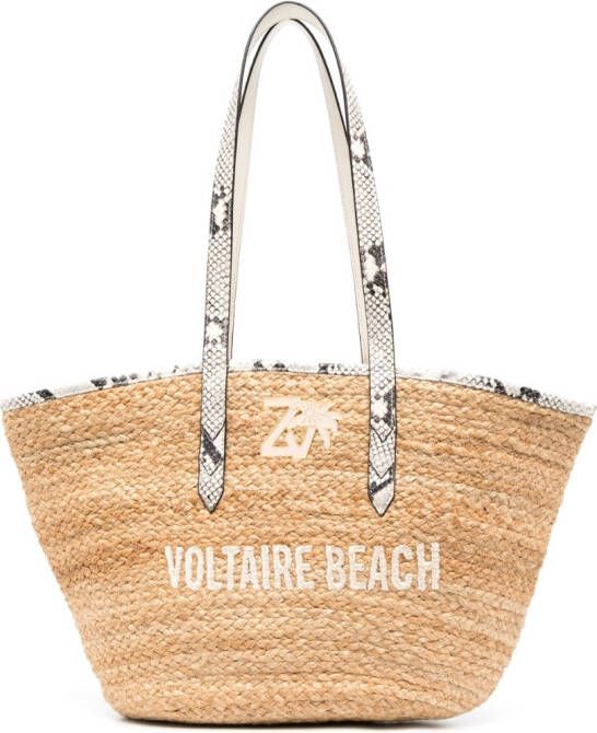 Zadig & Voltaire Totes Zv Initiale Le Beach Bag Volta in beige