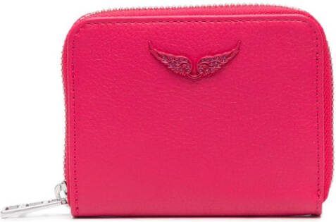 Zadig&Voltaire Leren portemonnee Roze