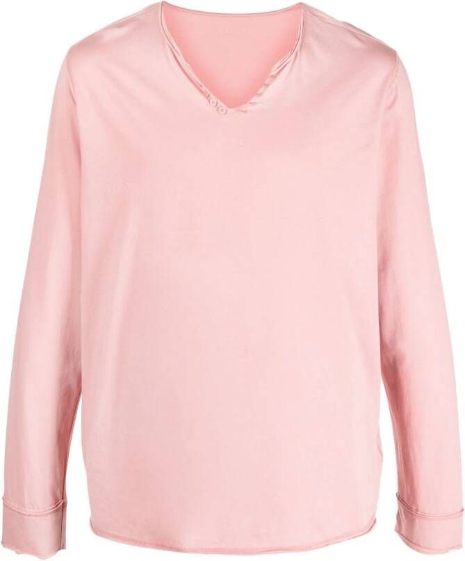 Zadig&Voltaire T-shirt met lange mouwen Roze