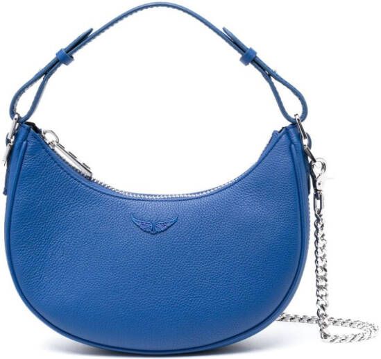 Zadig&Voltaire Moonrock leren shopper Blauw