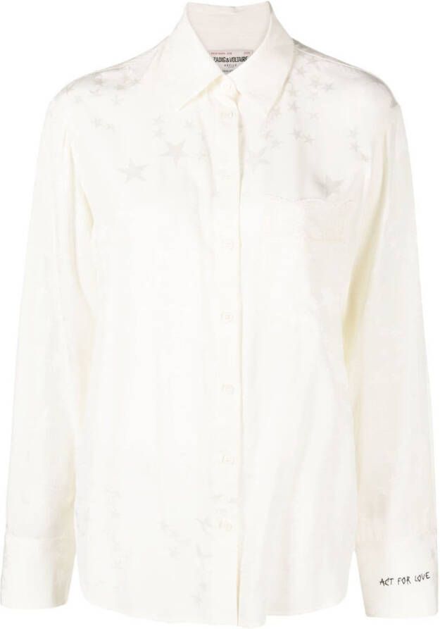 Zadig&Voltaire Zijden blouse Wit
