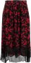 Zadig&Voltaire Rok met bladerprint Zwart - Thumbnail 1