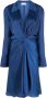 Zadig&Voltaire Midi-jurk met V-hals Blauw - Thumbnail 1