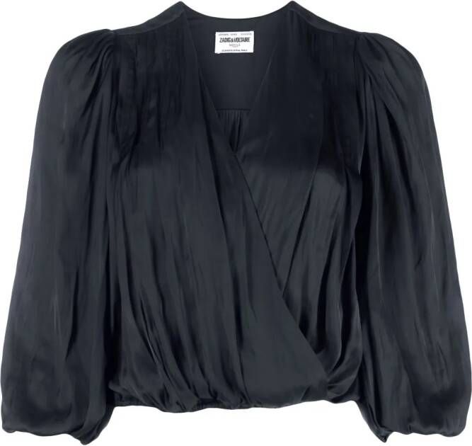 Zadig&Voltaire Satijnen blouse Zwart